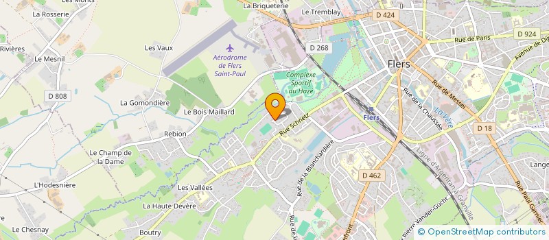 localisation de l'entreprise SCI FLAUDENS  BEAUZELLE