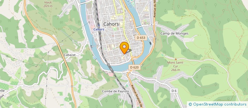 localisation de l'entreprise SCI FLAUJACOISE  CAHORS