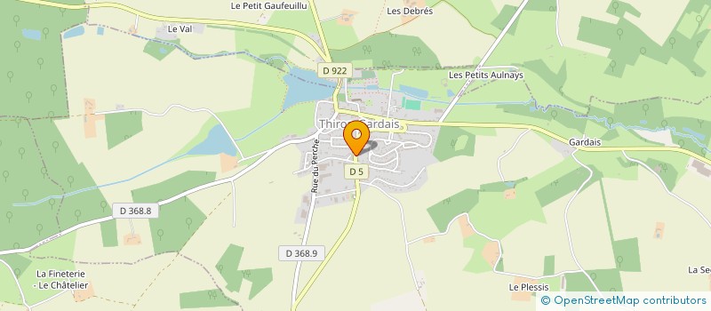 localisation de l'entreprise SCI FLAURA à THIRON-GARDAIS