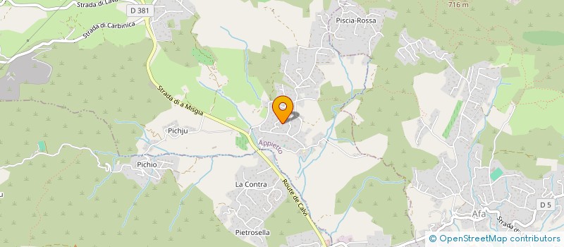 localisation de l'entreprise SCI FLAURAL à APPIETTO