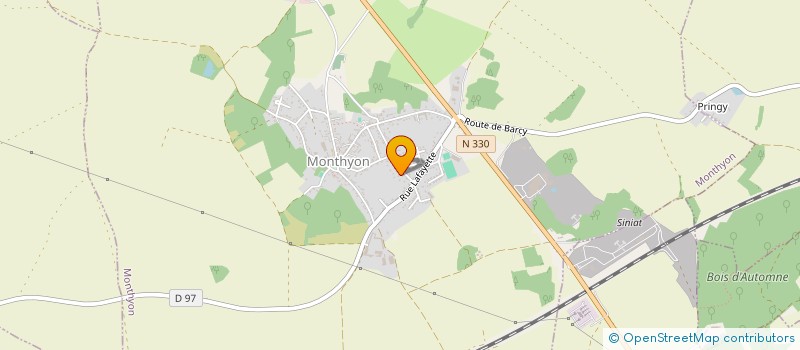 localisation de l'entreprise SCI FLAUTOM à MONTHYON