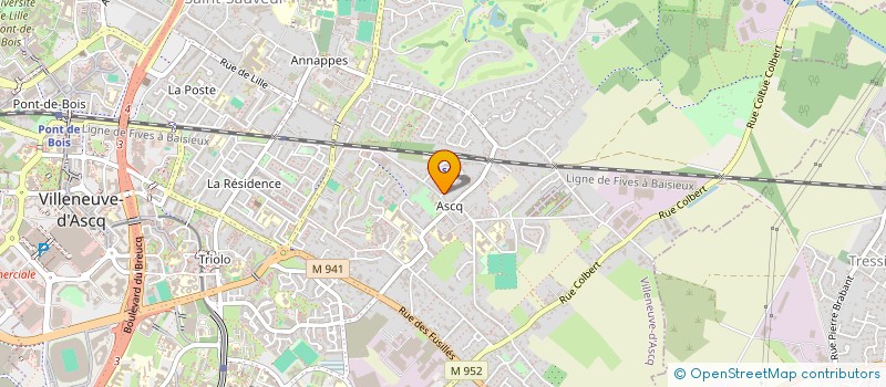 localisation de l'entreprise SCI FLAV IMMO DELAHAYE à VILLENEUVE-D'ASCQ