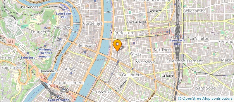 localisation de l'entreprise SCI FLAVA  LYON