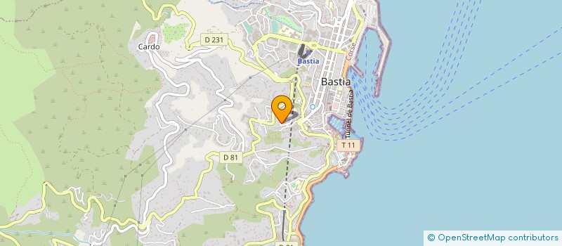 localisation de l'entreprise SCI FLAVEMA à BASTIA