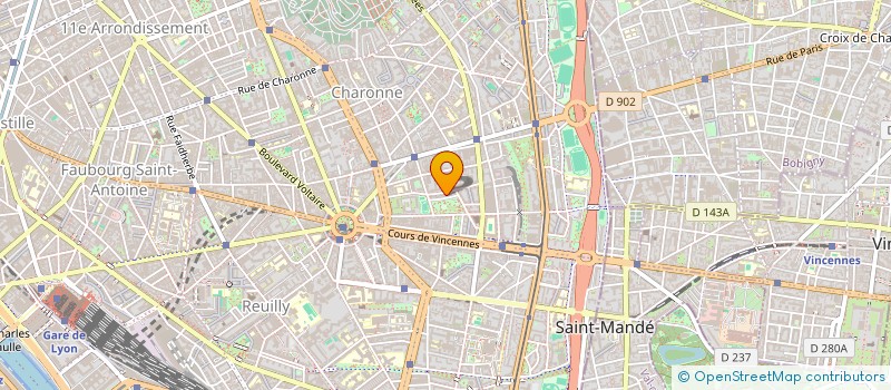 localisation de l'entreprise SCI FLAVIA  PARIS