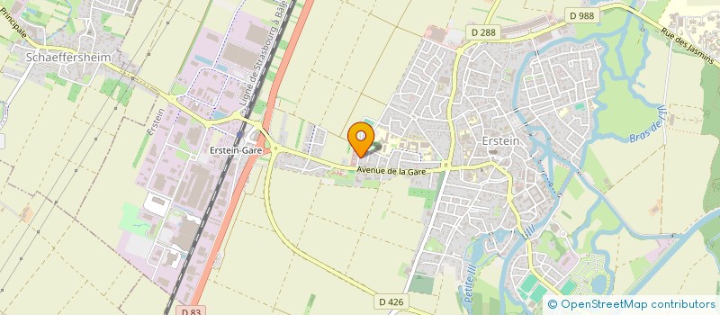 localisation de l'entreprise SCI FLAVIA  ERSTEIN