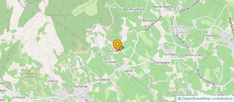 localisation de l'entreprise SCI FLAVIE  SAINT-ETIENNE-LA-VARENNE