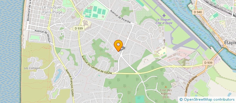 localisation de l'entreprise SCI FLAVIE à LE TOUQUET-PARIS-PLAGE