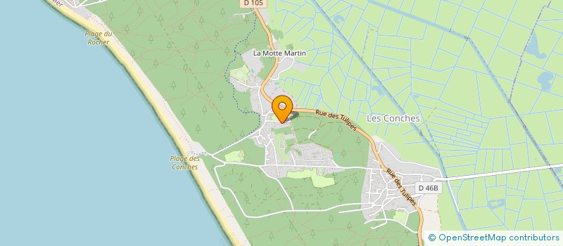 localisation de l'entreprise SCI FLAVIE LN  LONGEVILLE-SUR-MER