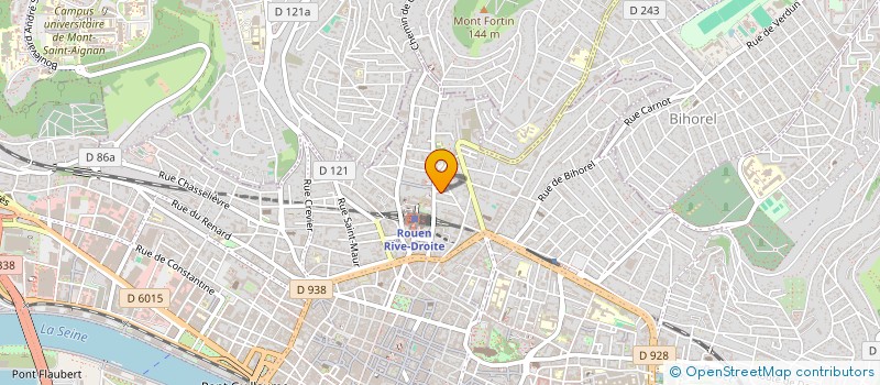 localisation de l'entreprise SCI FLAVIGNY à ROUEN