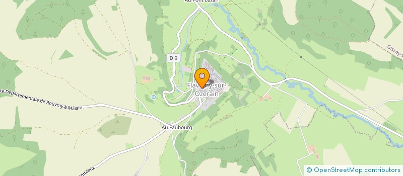 localisation de l'entreprise SCI FLAVIGNY ABBAYE  FLAVIGNY-SUR-OZERAIN