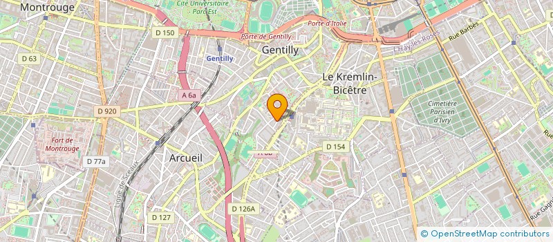 localisation de l'entreprise SCI FLAVIO CHATENAY  GENTILLY