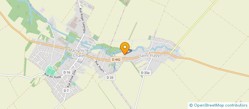 localisation de l'entreprise SCI FLAVY  SAINT-FLAVY