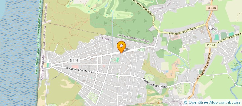 localisation de l'entreprise SCI FLAVY  CUCQ