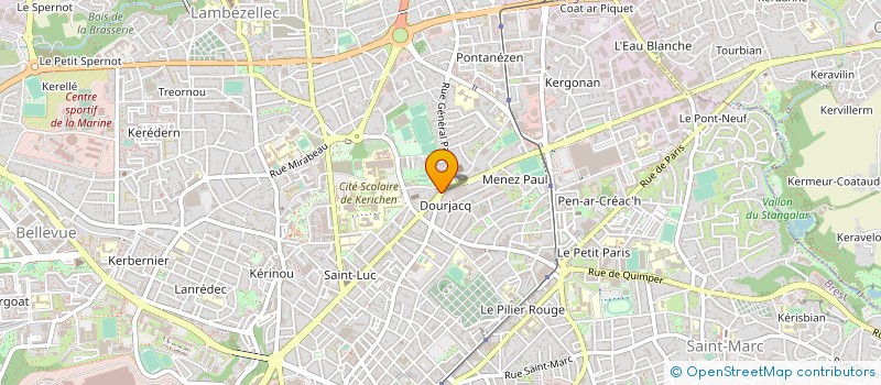 localisation de l'entreprise SCI FLAX  BREST