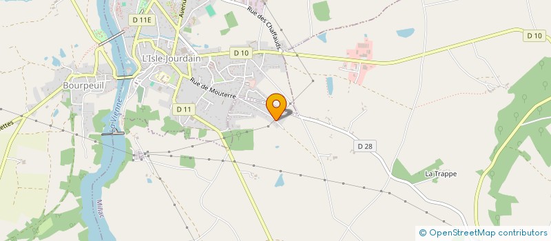 localisation de l'entreprise SCI FLB  MILLAC