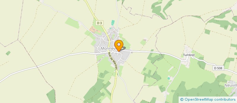 localisation de l'entreprise SCI FLB INVEST  MONNEVILLE