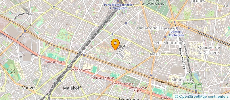 localisation de l'entreprise SCI FLB-MED  PARIS