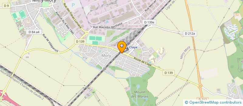 localisation de l'entreprise SCI FLC à MITRY-MORY