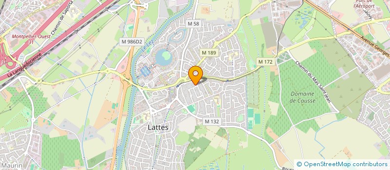 localisation de l'entreprise SCI FLC à LATTES