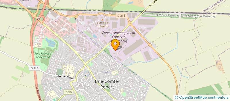 localisation de l'entreprise SCI FLC INVESTISSEMENTS  BRIE-COMTE-ROBERT