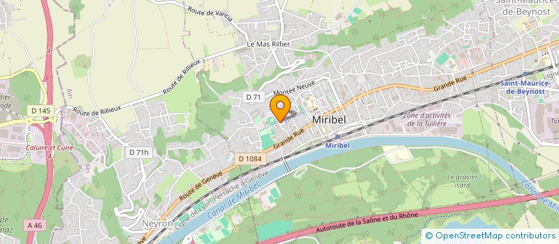 localisation de l'entreprise SCI FLDER à MIRIBEL
