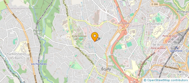 localisation de l'entreprise SCI FLECHAMBAULT II  ECULLY