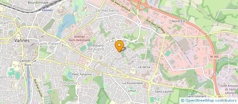 localisation de l'entreprise SCI  FLECHARD à VANNES