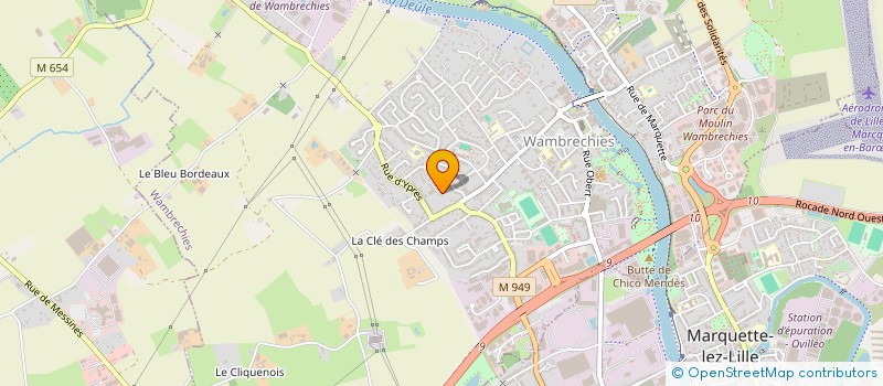 localisation de l'entreprise SCI FLEMING  WAMBRECHIES