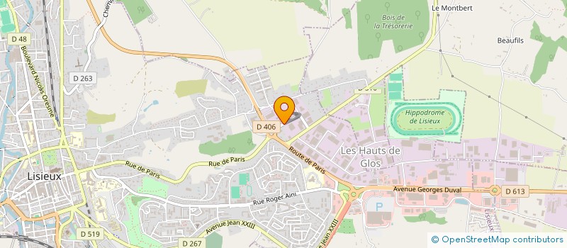 localisation de l'entreprise SCI FLEMING CHAMPAGNE à LISIEUX