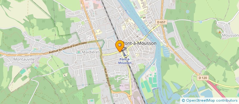 localisation de l'entreprise SCI FLENGHIS FAMILLY  PONT-A-MOUSSON