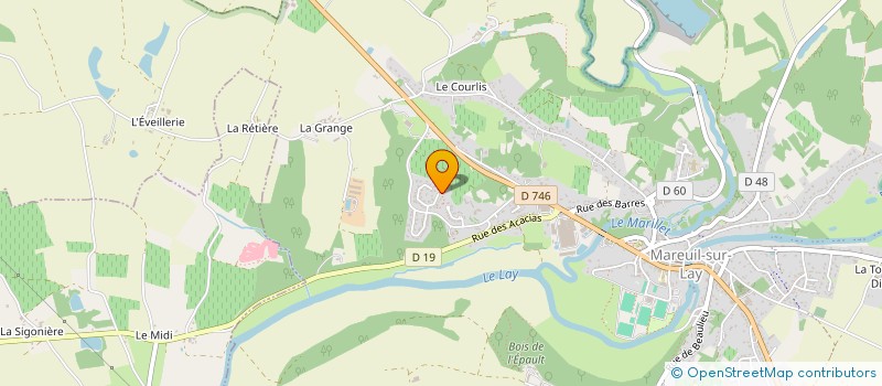 localisation de l'entreprise SCI FLENS  MAREUIL-SUR-LAY-DISSAIS