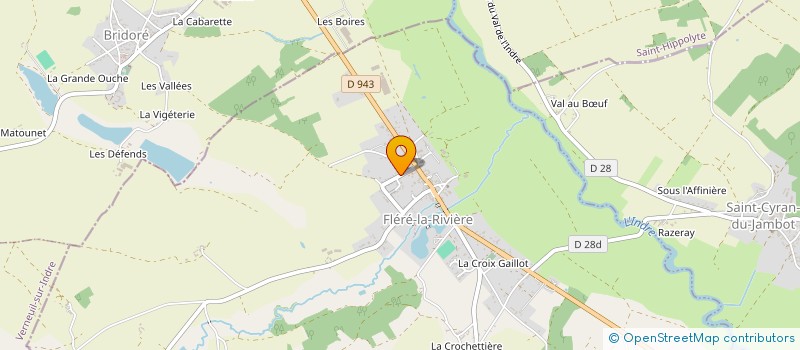 localisation de l'entreprise SCI FLEREENNE à FLERE-LA-RIVIERE