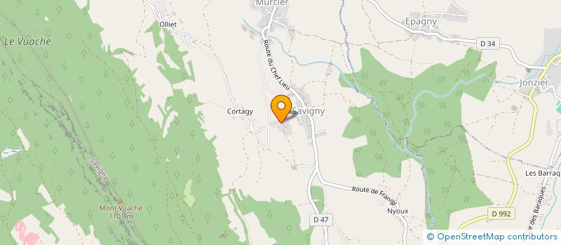 localisation de l'entreprise SCI FLERIEZ  VULBENS