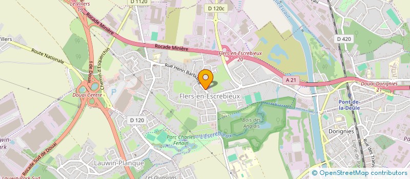 localisation de l'entreprise SCI FLERS INVESTISSEMENT  FLERS-EN-ESCREBIEUX