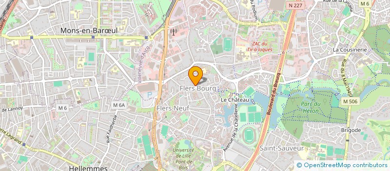 localisation de l'entreprise SCI FLERS MEDICALE à VILLENEUVE-D'ASCQ