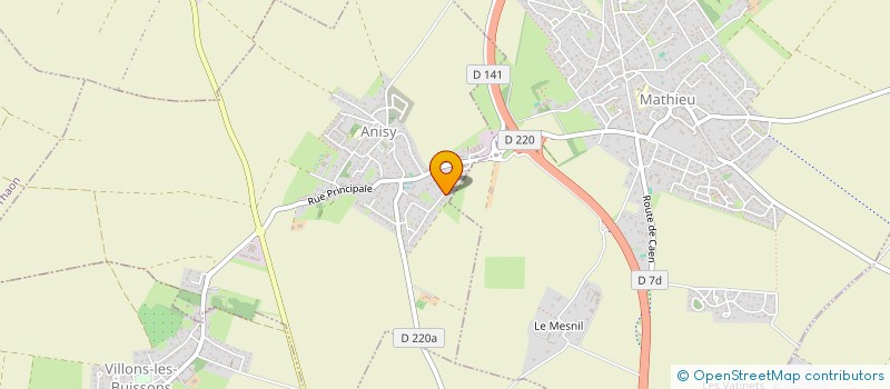 localisation de l'entreprise SCI FLESHTON  ANISY