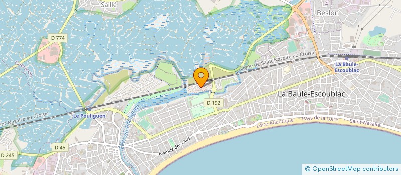 localisation de l'entreprise SCI FLEUR  GUERANDE