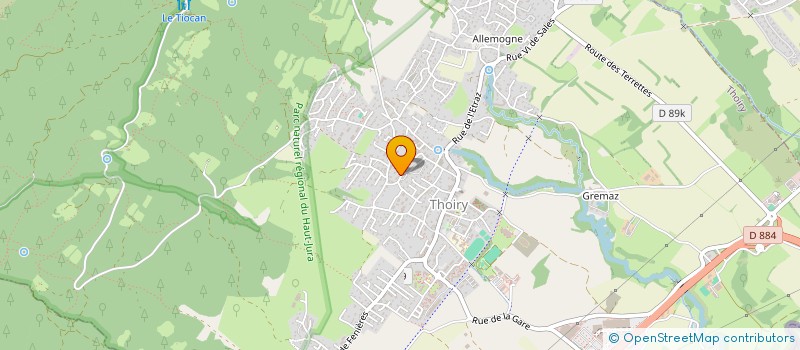 localisation de l'entreprise SCI FLEUR  THOIRY
