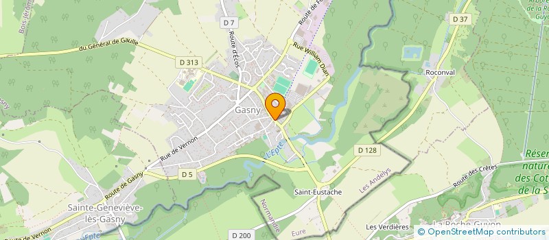 localisation de l'entreprise SCI FLEUR  GASNY