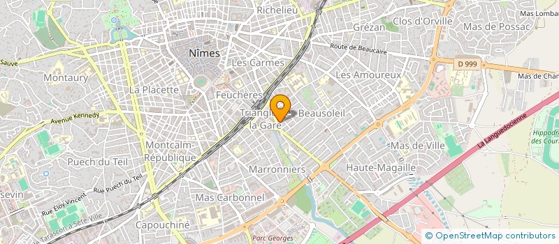 localisation de l'entreprise SCI FLEUR  NIMES