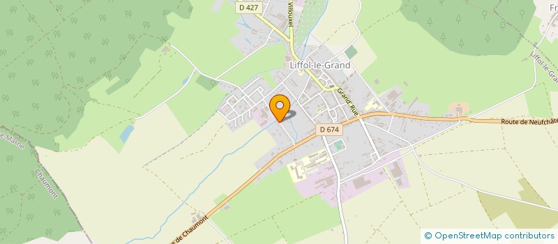 localisation de l'entreprise SCI FLEUR D'ANGLESSON  LIFFOL-LE-GRAND