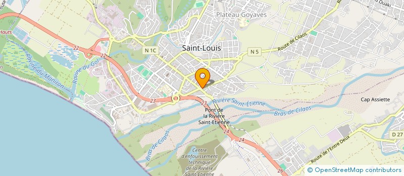 localisation de l'entreprise SCI FLEUR D'ANIS à SAINT-LOUIS