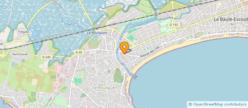 localisation de l'entreprise SCI FLEUR D'ANJOU  LA BAULE-ESCOUBLAC