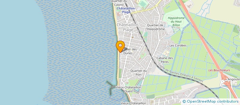 localisation de l'entreprise SCI FLEUR D'ETE  CHATELAILLON-PLAGE