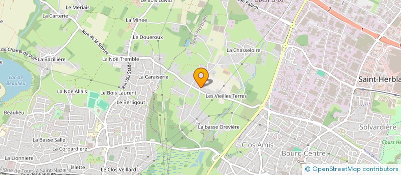 localisation de l'entreprise SCI FLEUR D'YLANG YLANG  ST-HERBLAIN