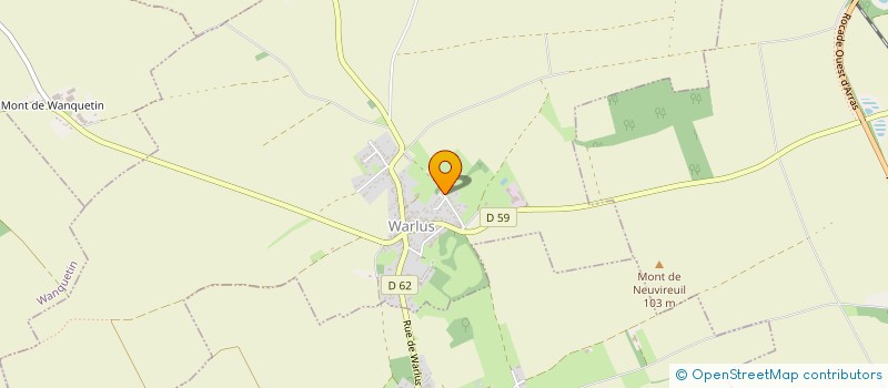 localisation de l'entreprise SCI FLEUR DE BRUME  WARLUS