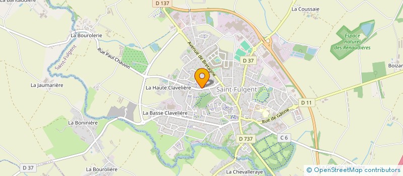 localisation de l'entreprise SCI FLEUR DE JADE  SAINT-FULGENT