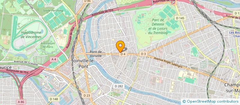 localisation de l'entreprise SCI FLEUR DE LOTUS à JOINVILLE-LE-PONT