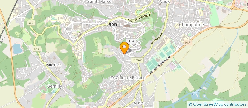 localisation de l'entreprise SCI FLEUR DE LYS à LAON